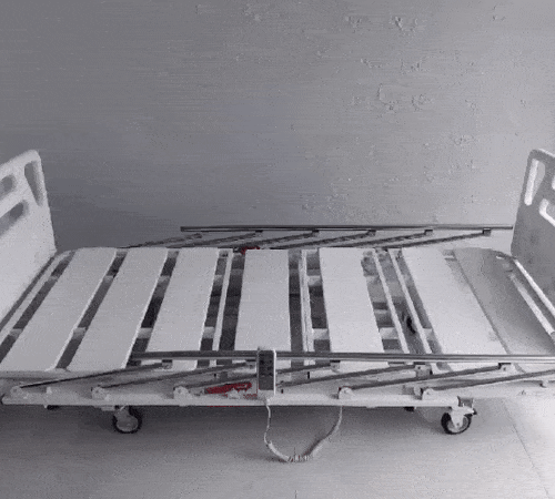 Cama hospitalar eletrônica 3 movimentos com elevador no leito
